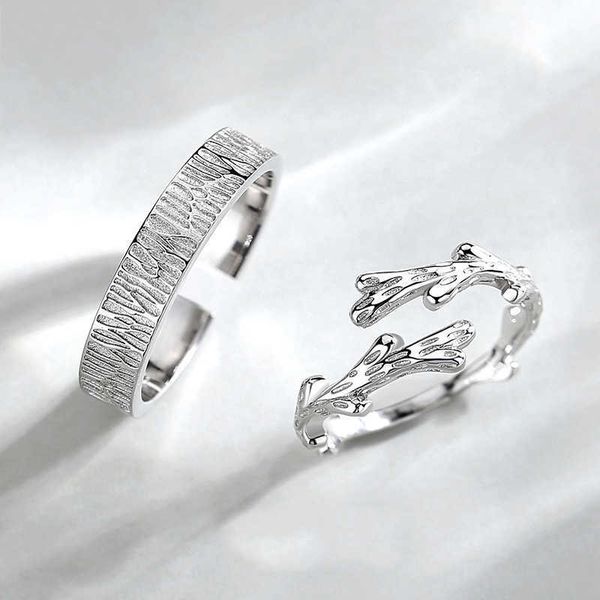 band rings male female small round branch ring % real sterling silver couple wedding ring promise open engagement rings for women men aa2304
band rings male female small round branch ring % real sterling silver couple wedding ring promise open engagement rings for women men aa2304