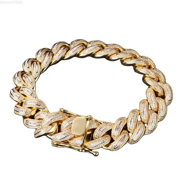 iced out bling bling brass bracelets hip hop bracelet men jewelry white gold iced out cuban chain bracelet, Silver
iced out bling bling brass bracelets hip hop bracelet men jewelry white gold iced out cuban chain bracelet, Silver