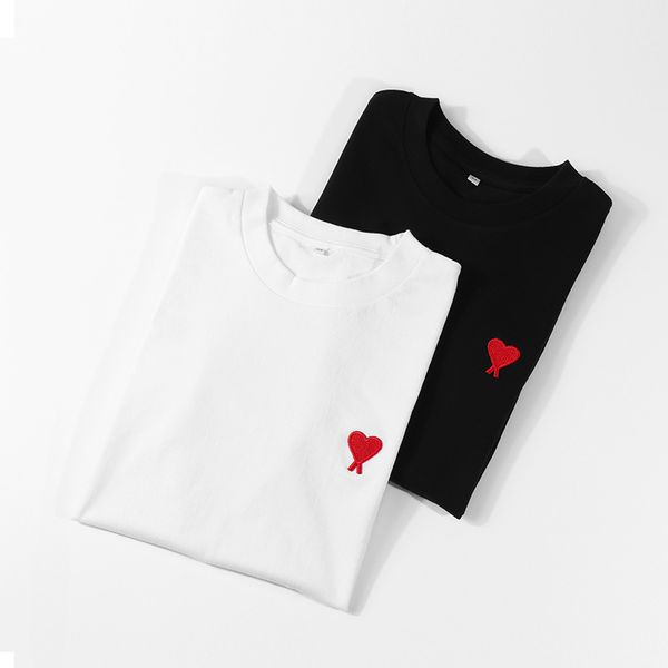 men women designer t shirt summer street collection women's t-shirt 100% cotton collar couple tee, White
men women designer t shirt summer street collection women's t-shirt 100% cotton collar couple tee, White