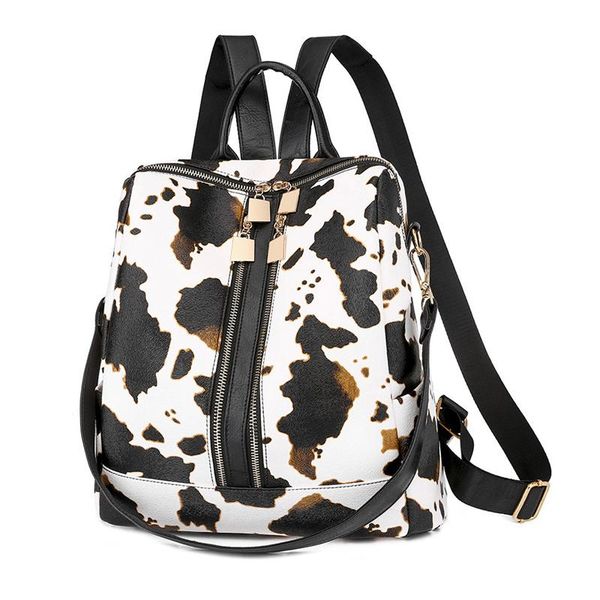 ins fashion double zipper school bags for women pu backpack print leopard bag matching small wallets travelling bags
ins fashion double zipper school bags for women pu backpack print leopard bag matching small wallets travelling bags