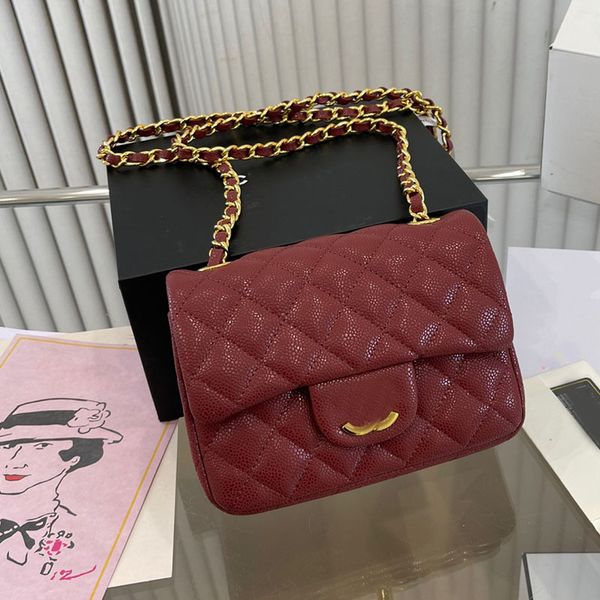 women designer classic flap bag quilted tote caviar leather matelasse chain gold metal hardware crossbody shoulder handbags 6 colors luxury
women designer classic flap bag quilted tote caviar leather matelasse chain gold metal hardware crossbody shoulder handbags 6 colors luxury