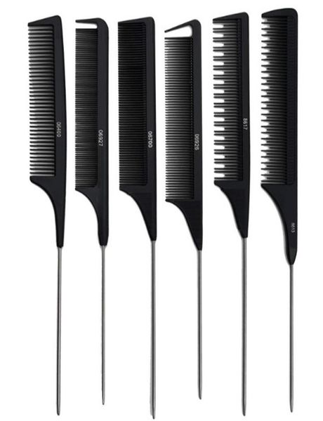 professional heat resistant salon black metal pin tail antistatic comb cutting comb hair brushes hair care j27127249315, Silver
professional heat resistant salon black metal pin tail antistatic comb cutting comb hair brushes hair care j27127249315, Silver
