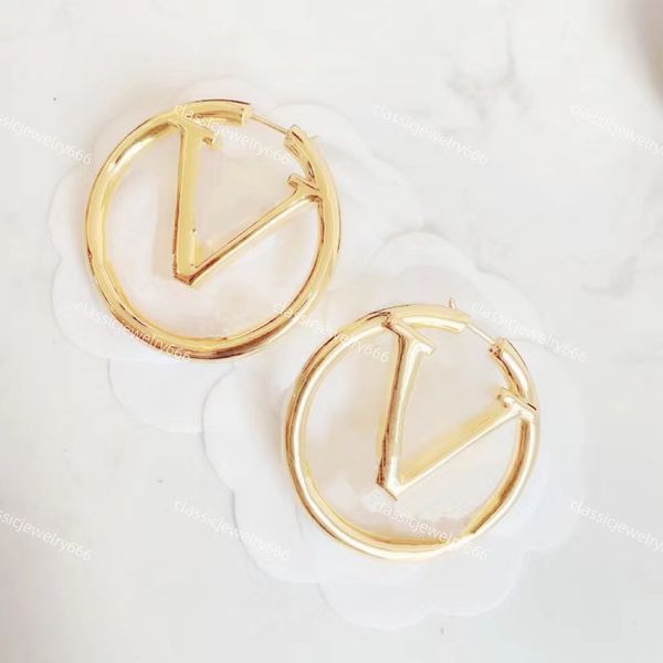 classic designer 4cm round earrings women's tri color earrings luxury 18k gold jewelry festival gift minimalist earrings, White
classic designer 4cm round earrings women's tri color earrings luxury 18k gold jewelry festival gift minimalist earrings, White