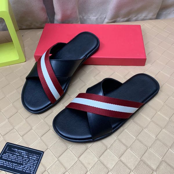 2023 mens designer slippers rubber slides sandals fashion comfortable shoes male brand beach outdoor flats size 38-44, Black
2023 mens designer slippers rubber slides sandals fashion comfortable shoes male brand beach outdoor flats size 38-44, Black