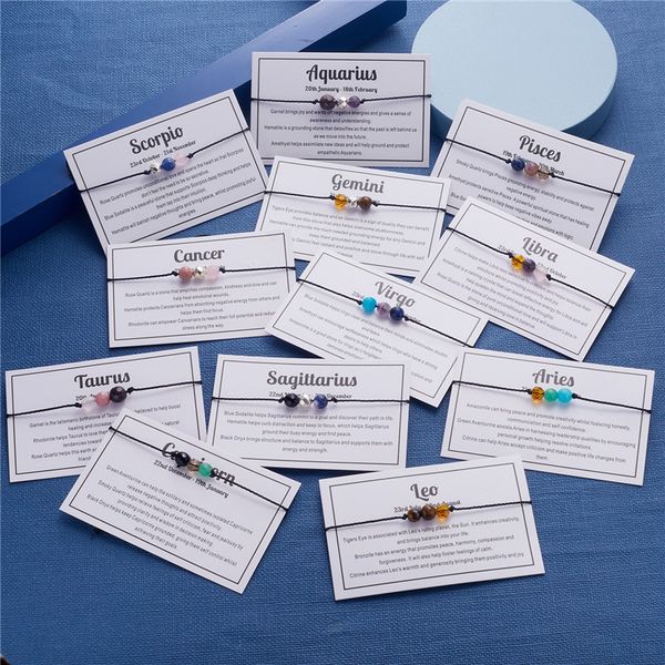 natural stone zodiac bracelets birthday jewelry birthstone crystal beaded bracelet for women girls, Golden;silver
natural stone zodiac bracelets birthday jewelry birthstone crystal beaded bracelet for women girls, Golden;silver
