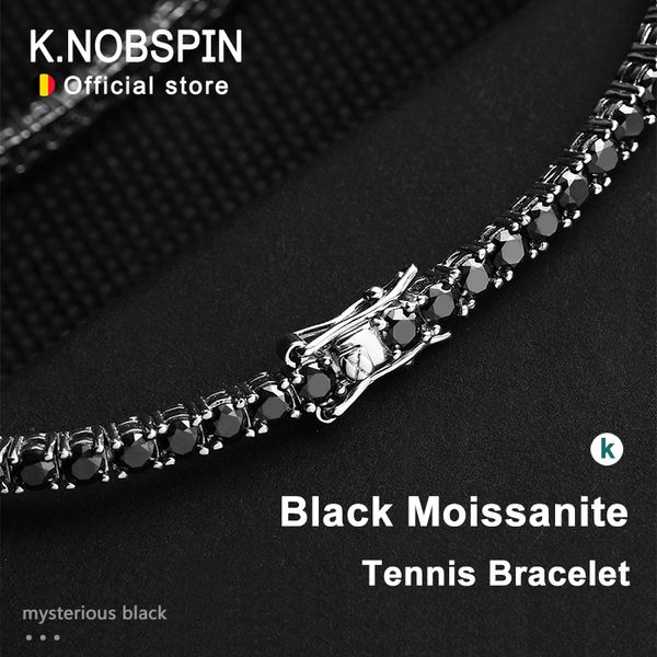 chain knobspin black tennis bracelet 925 sterling silver plated 18k white gold for women man hip hop party jewelry 230411
chain knobspin black tennis bracelet 925 sterling silver plated 18k white gold for women man hip hop party jewelry 230411