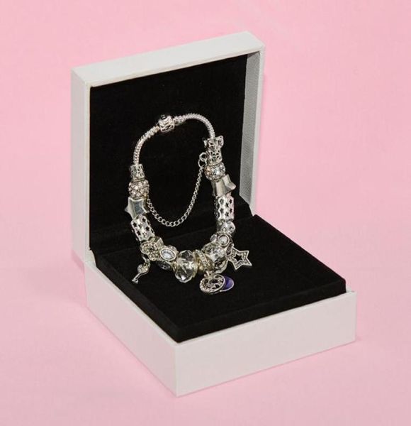 charm bracelet classic diy stars moon white beaded bracelet for pandora jewelry with original box birthday gift1230720, Golden;silver
charm bracelet classic diy stars moon white beaded bracelet for pandora jewelry with original box birthday gift1230720, Golden;silver