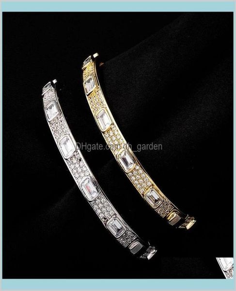 luxury bling zircon designer hip hop men women 7mm width 18k gold rhodium plated pzgts charm bracelets ivwmy7187658, Golden;silver
luxury bling zircon designer hip hop men women 7mm width 18k gold rhodium plated pzgts charm bracelets ivwmy7187658, Golden;silver