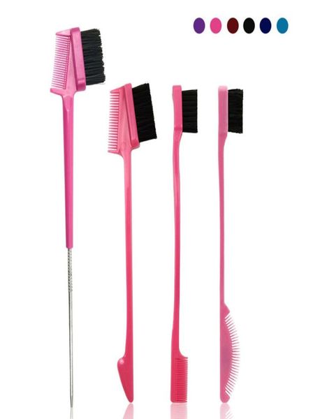 double sided eyebrow brush comb edge control hair brushes gel smooth tool4044953, Silver
double sided eyebrow brush comb edge control hair brushes gel smooth tool4044953, Silver