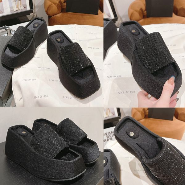 womens famous designer sandals sponge cake slippers lazy peoples elevated slippers with diamond signature on the upper platform sandals sand, Black
womens famous designer sandals sponge cake slippers lazy peoples elevated slippers with diamond signature on the upper platform sandals sand, Black