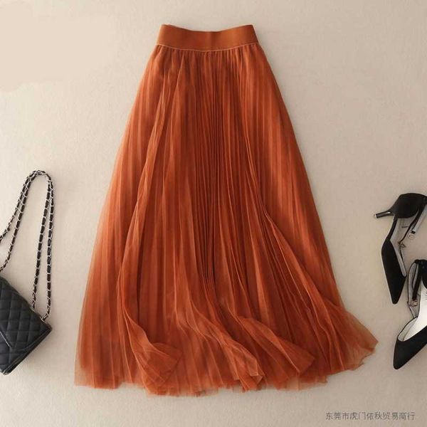 half pleated gauze length a-line 3 layers big swing pompous medium large size long four seasons female skirt, Black
half pleated gauze length a-line 3 layers big swing pompous medium large size long four seasons female skirt, Black