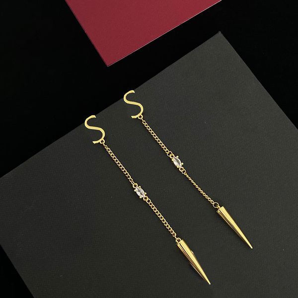 womens dangle earrings designer diamond chandelier earring simplified letter long chain earrings jewelry, Silver
womens dangle earrings designer diamond chandelier earring simplified letter long chain earrings jewelry, Silver