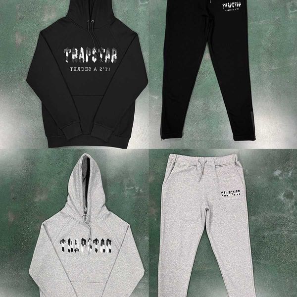 online celebrity 2023 spring and autumn new trapstar men's hoodie set chenille decoded sportswear camo drill, Black
online celebrity 2023 spring and autumn new trapstar men's hoodie set chenille decoded sportswear camo drill, Black