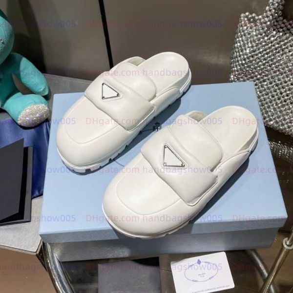 2023 soft padded nappa leather slippers slides summer platform sandals slip-on metal triangle flats sandals women luxury slides slippers fac, Black
2023 soft padded nappa leather slippers slides summer platform sandals slip-on metal triangle flats sandals women luxury slides slippers fac, Black