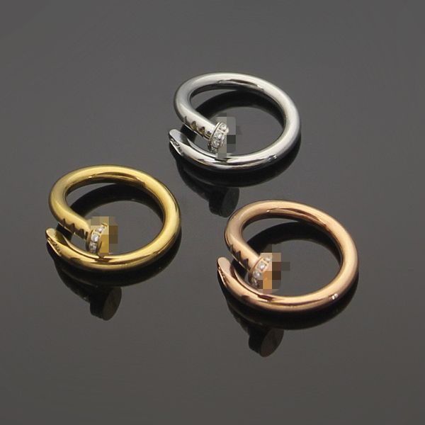 band rings original designer 3mm diamond nail ring 18k gold silver rose 316l stainless steel rings women men lovers wedding jewelry lady par
band rings original designer 3mm diamond nail ring 18k gold silver rose 316l stainless steel rings women men lovers wedding jewelry lady par