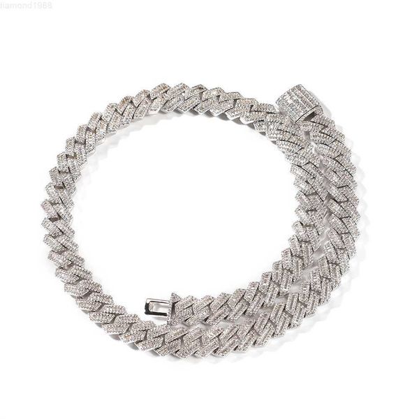 12mm round rectangle cz diamond shaped cuban link chain iced out bling men hip hop bracelet necklace, Silver
12mm round rectangle cz diamond shaped cuban link chain iced out bling men hip hop bracelet necklace, Silver