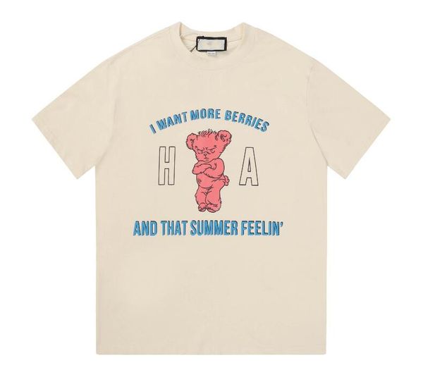 hy7j ha bear print designer t shirt summer short sleeve men women tshirt tee mens clothes, White;black
hy7j ha bear print designer t shirt summer short sleeve men women tshirt tee mens clothes, White;black