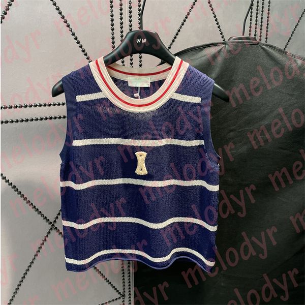 summer knit t shirts designer letter vest fashion womens sleeveless tank tees women apparel, Black
summer knit t shirts designer letter vest fashion womens sleeveless tank tees women apparel, Black