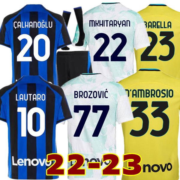 2022 2023 lautaro soccer jerseys barella inters dzeko milans vidal j. correa 22 23 lukaku football shirt calhanoglu gagliardini men kit yell, Black;yellow
2022 2023 lautaro soccer jerseys barella inters dzeko milans vidal j. correa 22 23 lukaku football shirt calhanoglu gagliardini men kit yell, Black;yellow