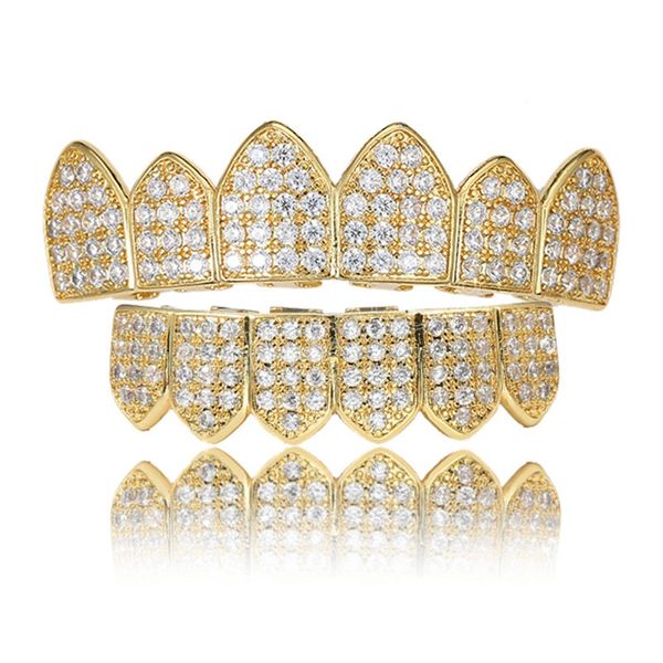 iced out teeth grillz gold silver color copper bling zirconia grills for man women hip hop jewelry gifts, Black
iced out teeth grillz gold silver color copper bling zirconia grills for man women hip hop jewelry gifts, Black