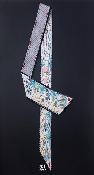 tarot series double double printed twill binding bag handle silk scarf slender ribbon scarf woman5551957, Blue;gray
tarot series double double printed twill binding bag handle silk scarf slender ribbon scarf woman5551957, Blue;gray