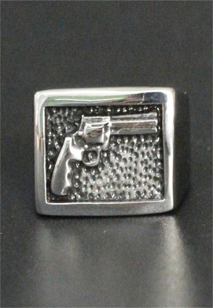 5pcslot design cool gun ring 316l stainless steel fashion jewelry popular men hand gun ring6659821, Silver
5pcslot design cool gun ring 316l stainless steel fashion jewelry popular men hand gun ring6659821, Silver