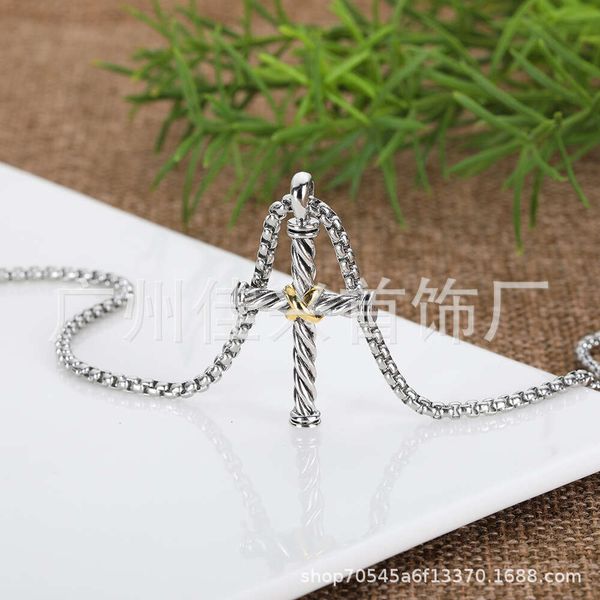 Classic DY Necklace jewelry designer top fashion accessories AAA Cross Necklaces Popular Lexus X Button Line Pendant DY Jewelry Accessories Christmas Gift jewelry
Classic DY Necklace jewelry designer top fashion accessories AAA Cross Necklaces Popular Lexus X Button Line Pendant DY Jewelry Accessories Christmas Gift jewelry