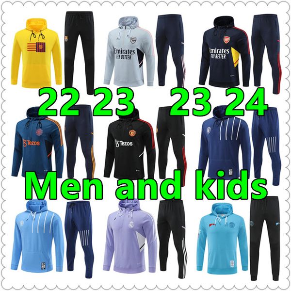 23 24 hooded tracksuit soccer jerseys pepe saka boys gunners training suit odegaard thomas tierney smith rowe 2022 2023 transport men kids, Black
23 24 hooded tracksuit soccer jerseys pepe saka boys gunners training suit odegaard thomas tierney smith rowe 2022 2023 transport men kids, Black