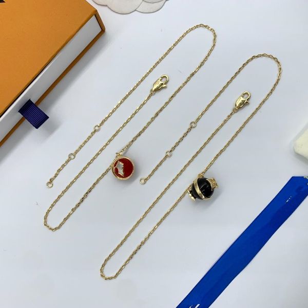 pendant necklaces fashionable luxury jewelry round brand red black green necklace, Silver
pendant necklaces fashionable luxury jewelry round brand red black green necklace, Silver