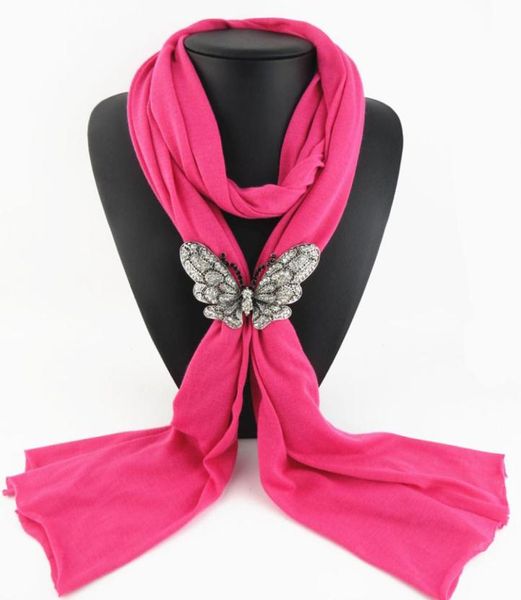 plain solid color butterfly magnet buckle scarves jewelry necklace pendant scarf for women 8 colors6092220, Blue;gray
plain solid color butterfly magnet buckle scarves jewelry necklace pendant scarf for women 8 colors6092220, Blue;gray