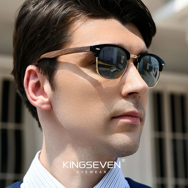 sunglasses kingseven handmade black walnut wooden sunglasses men polarized uv400 protection semirimless retro eyewear women 230411, White;black
sunglasses kingseven handmade black walnut wooden sunglasses men polarized uv400 protection semirimless retro eyewear women 230411, White;black