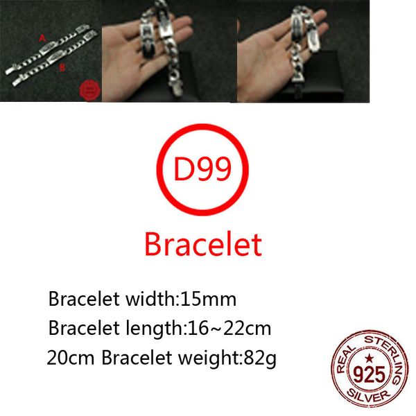 d99 s925 sterling silver bracelet fashion letter personalized vintage smooth sword cross flower boat anchor punk hip hop style lover gift, Golden;silver
d99 s925 sterling silver bracelet fashion letter personalized vintage smooth sword cross flower boat anchor punk hip hop style lover gift, Golden;silver