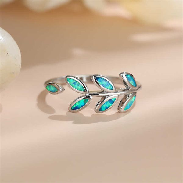 band rings dainty plant tree leaf ring silver rose gold color rainbow blue fire opal rings for women resizable wedding bands simple jewelry
band rings dainty plant tree leaf ring silver rose gold color rainbow blue fire opal rings for women resizable wedding bands simple jewelry