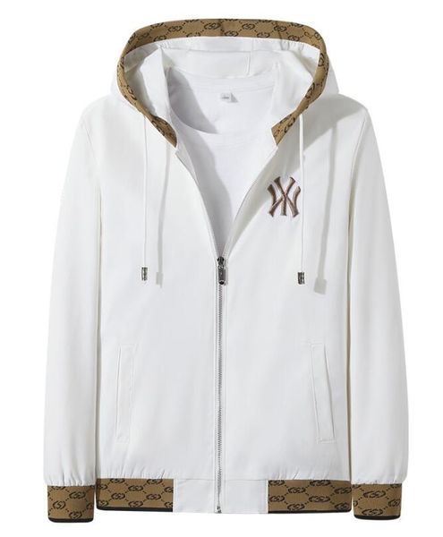nlk2068 hooded embroidery baseball jacket zip up men designer jacket windbreaker spring mens coats, Black;brown
nlk2068 hooded embroidery baseball jacket zip up men designer jacket windbreaker spring mens coats, Black;brown
