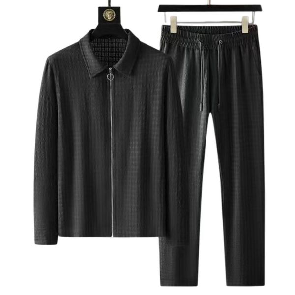 designer tracksuits men's new sportswear men's lapel jacket sportswear jogging jacket pure cotton long sleeved pants set men', Gray
designer tracksuits men's new sportswear men's lapel jacket sportswear jogging jacket pure cotton long sleeved pants set men', Gray