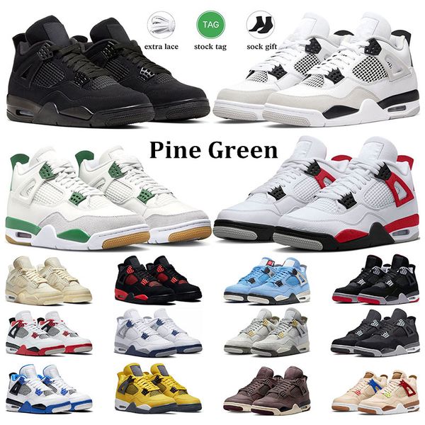 men basketball shoes 4 4s women soprts sneakers military black cat sb pine green cactus jack university blue red thunder metallic purple out
men basketball shoes 4 4s women soprts sneakers military black cat sb pine green cactus jack university blue red thunder metallic purple out