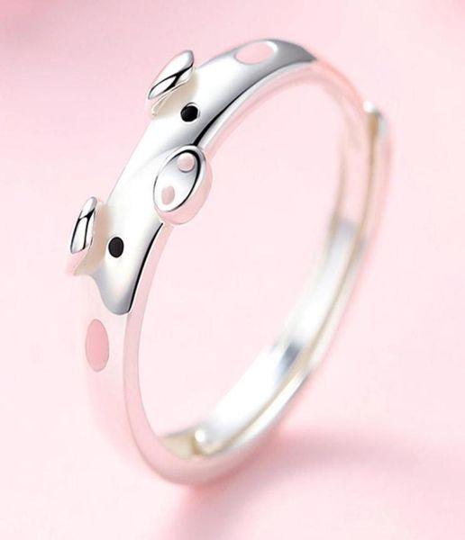 epoxy rings creative cute pink red men jewelry lover039s gifts popular lucky piggy animal couple opening ring5870035, Silver
epoxy rings creative cute pink red men jewelry lover039s gifts popular lucky piggy animal couple opening ring5870035, Silver