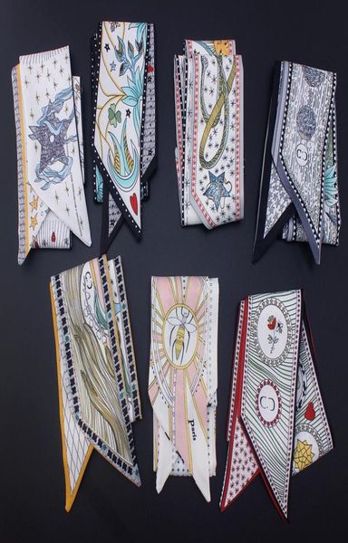 10pcslot the tarot series double printing twill women039s scarf beautiful decoration small ribbon handbaghairneck wris5027347, Blue;gray
10pcslot the tarot series double printing twill women039s scarf beautiful decoration small ribbon handbaghairneck wris5027347, Blue;gray