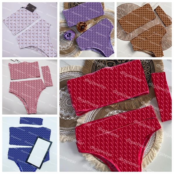 women strapless swimwear designer v printed bikini set summer fashion textile flannel swimsuit soft bathing suit
women strapless swimwear designer v printed bikini set summer fashion textile flannel swimsuit soft bathing suit