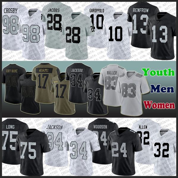 jimmy garoppolo davante adams football jersey custom men women youth maxx crosby josh jacobs hunter renfrow nate hobbs daniel carlson aj col, Black;red
jimmy garoppolo davante adams football jersey custom men women youth maxx crosby josh jacobs hunter renfrow nate hobbs daniel carlson aj col, Black;red