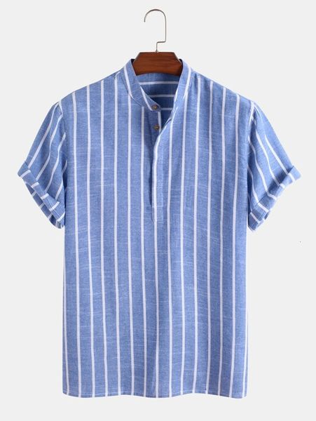 men's casual shirts men's summer men's striped half button shirt fashion short sleeve camisas para hombre 230412, White;black
men's casual shirts men's summer men's striped half button shirt fashion short sleeve camisas para hombre 230412, White;black