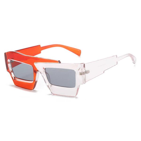 frames 2023 new personalized glasses net red ins square color contrast hip hop sunglasses female uv400, White;black
frames 2023 new personalized glasses net red ins square color contrast hip hop sunglasses female uv400, White;black