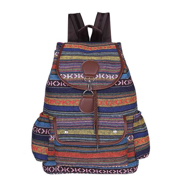 travel cotton canvas backpack bags bohemian striped backpacks bag women dropping shipping 230412
travel cotton canvas backpack bags bohemian striped backpacks bag women dropping shipping 230412