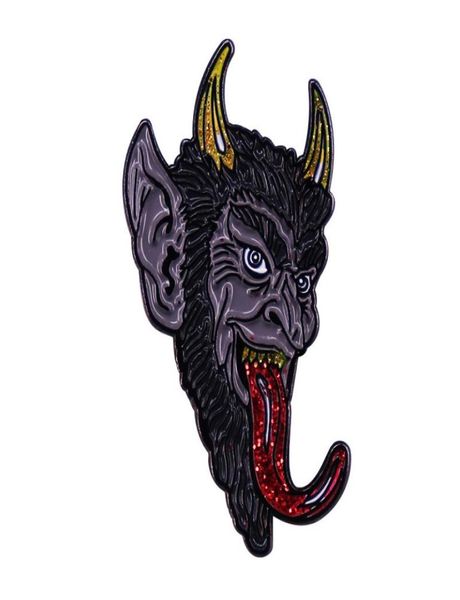 krampus smile tongue enamel pin badge devil demon ancient evil goat horn christmas jewelry5011513, Blue
krampus smile tongue enamel pin badge devil demon ancient evil goat horn christmas jewelry5011513, Blue