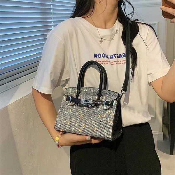 feeling bag new foreign style versatile sparkling diamond bag crossbody