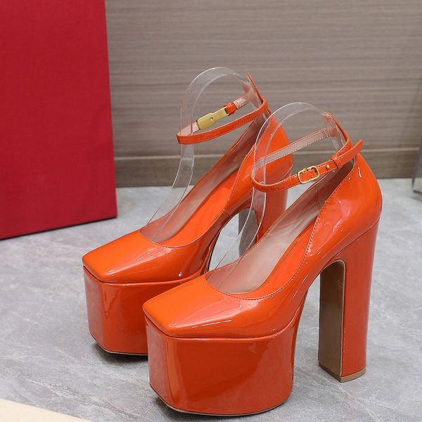 tan-go platform pumps heels shoes chunky block heeled square toe women's luxury designers patent leather outsole evening dress party sh, Black
tan-go platform pumps heels shoes chunky block heeled square toe women's luxury designers patent leather outsole evening dress party sh, Black