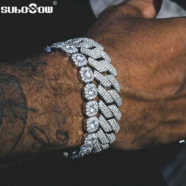 charm bracelets 1420mm hip hop metal cuban iced out chain bling full pave luxury crystal for mens jewelry gift 230411, Golden;silver
charm bracelets 1420mm hip hop metal cuban iced out chain bling full pave luxury crystal for mens jewelry gift 230411, Golden;silver