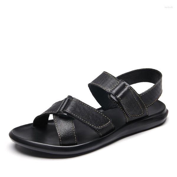 sandals men's summer soft comfortable men shoes genuine leather outdoor roman 2023, Black
sandals men's summer soft comfortable men shoes genuine leather outdoor roman 2023, Black