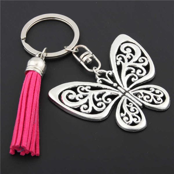 key rings 1pc fashion animal charms keychains tassels keyring butterfly pendant key chain for women animal jewlery aa230411, Slivery;golden
key rings 1pc fashion animal charms keychains tassels keyring butterfly pendant key chain for women animal jewlery aa230411, Slivery;golden