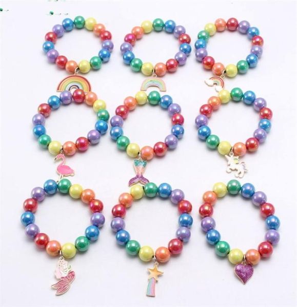 ins 12 styles kids jewelry bracelet colorful beads mermaid flamingo charms bracelet cute design princess bracelet for girl jewelry3463141, Red;brown
ins 12 styles kids jewelry bracelet colorful beads mermaid flamingo charms bracelet cute design princess bracelet for girl jewelry3463141, Red;brown